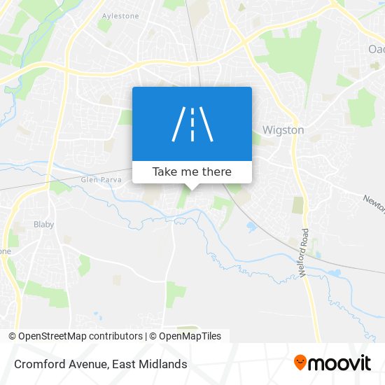 Cromford Avenue map