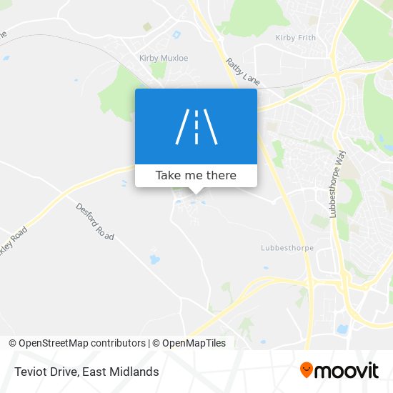 Teviot Drive map