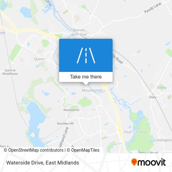 Waterside Drive map