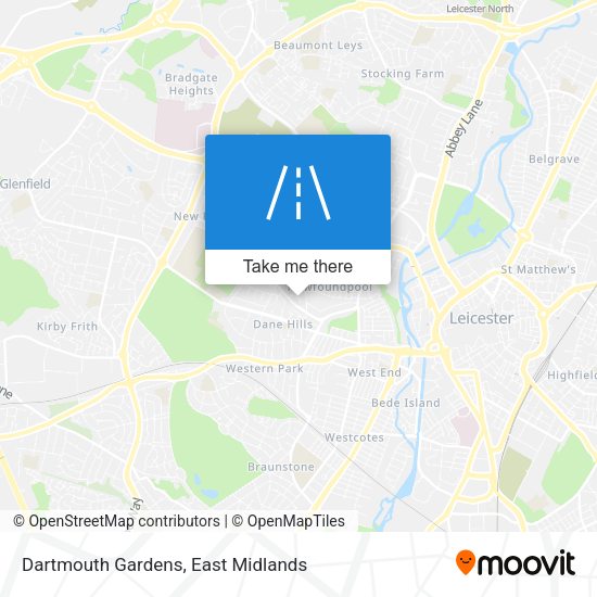 Dartmouth Gardens map