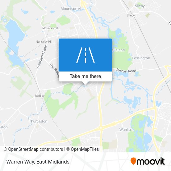 Warren Way map