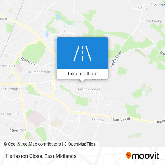 Harleston Close map
