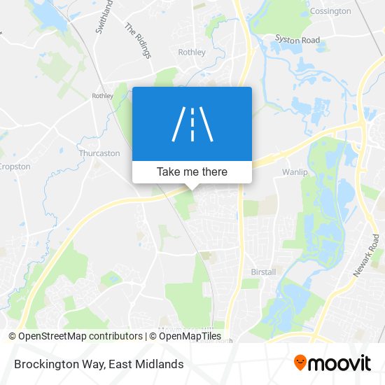 Brockington Way map