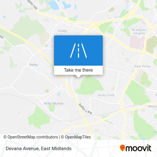 Devana Avenue map
