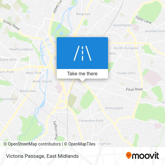 Victoria Passage map