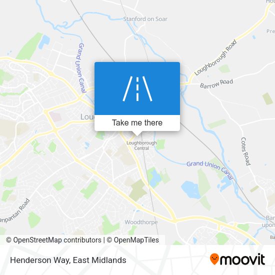 Henderson Way map
