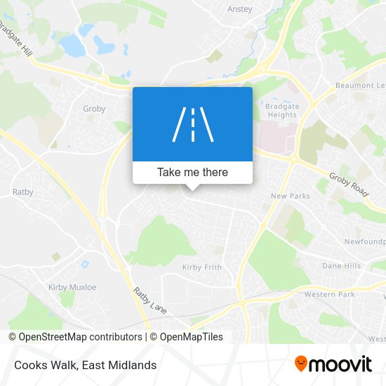 Cooks Walk map