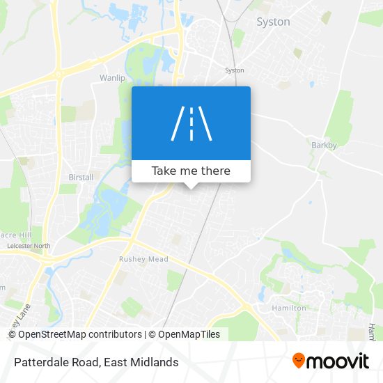 Patterdale Road map