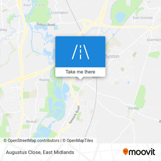 Augustus Close map