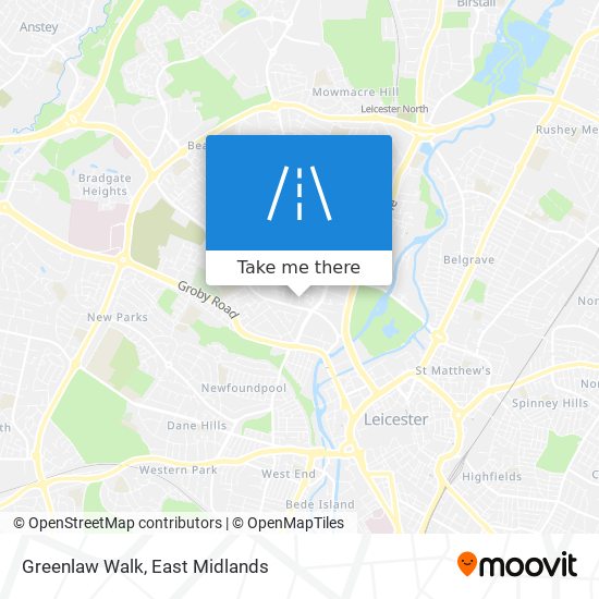 Greenlaw Walk map