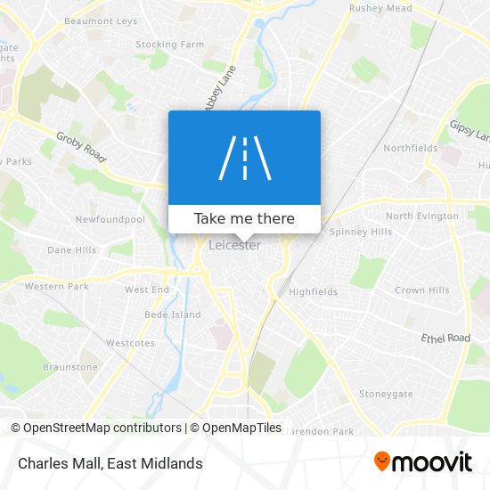 Charles Mall map