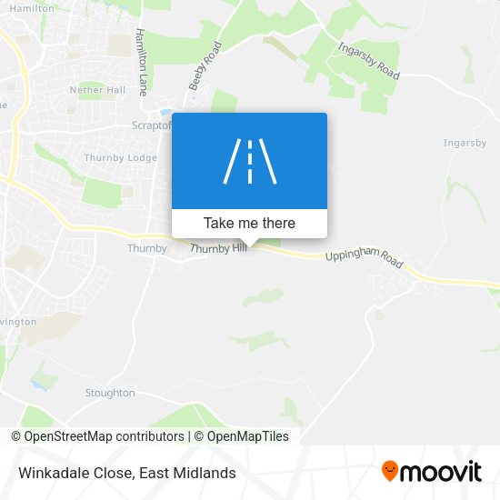 Winkadale Close map
