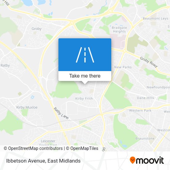 Ibbetson Avenue map