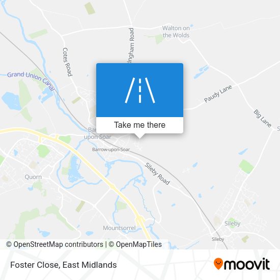 Foster Close map