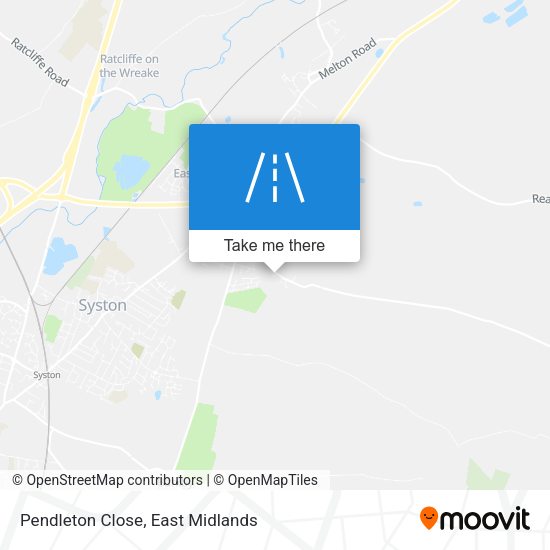 Pendleton Close map