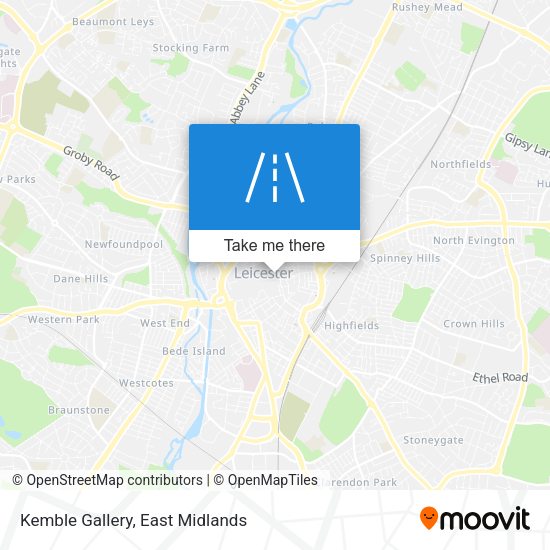 Kemble Gallery map