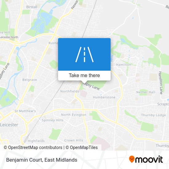 Benjamin Court map