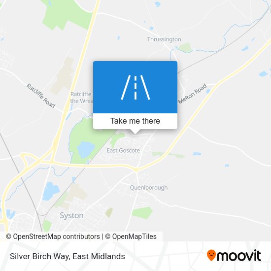 Silver Birch Way map