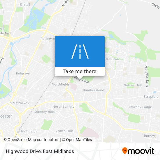 Highwood Drive map