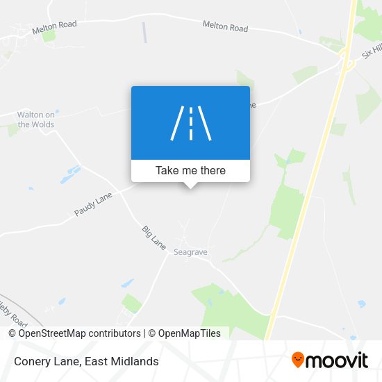 Conery Lane map