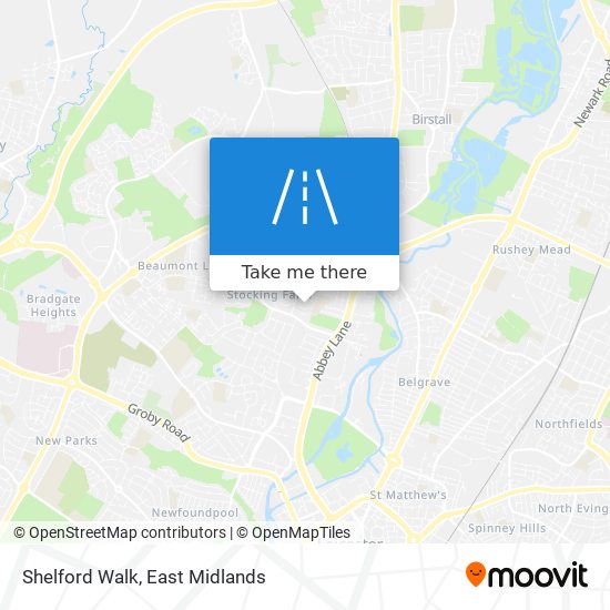 Shelford Walk map