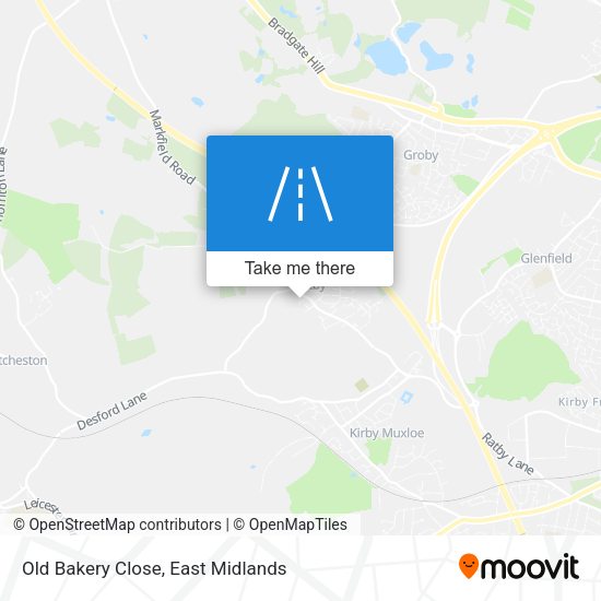 Old Bakery Close map