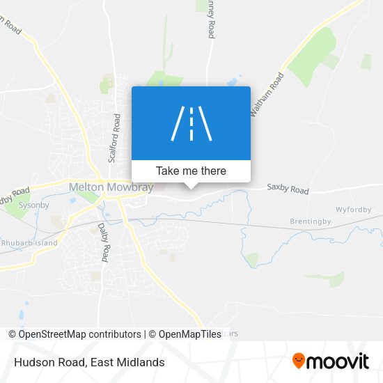 Hudson Road map