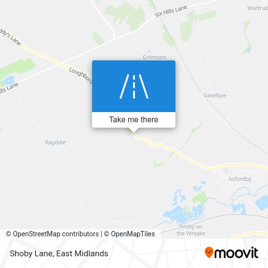 Shoby Lane map