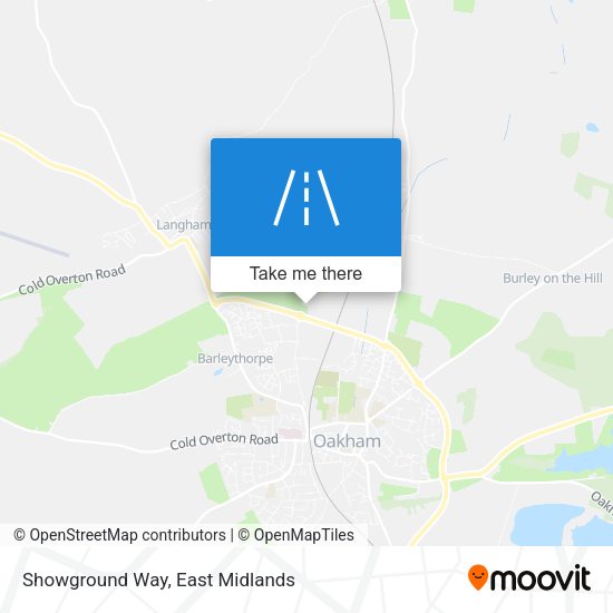 Showground Way map