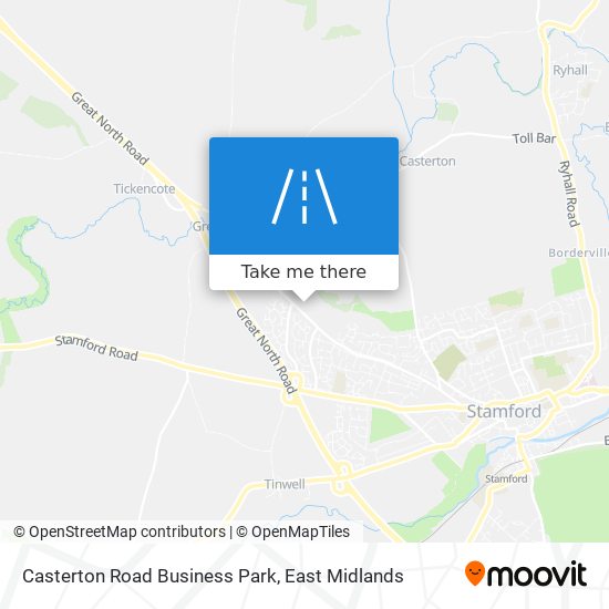 Casterton Road Business Park map