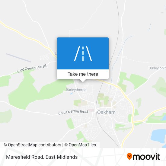 Maresfield Road map