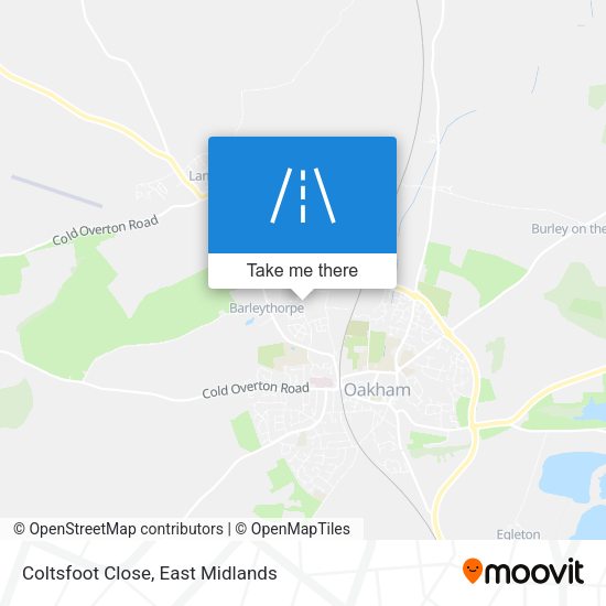 Coltsfoot Close map