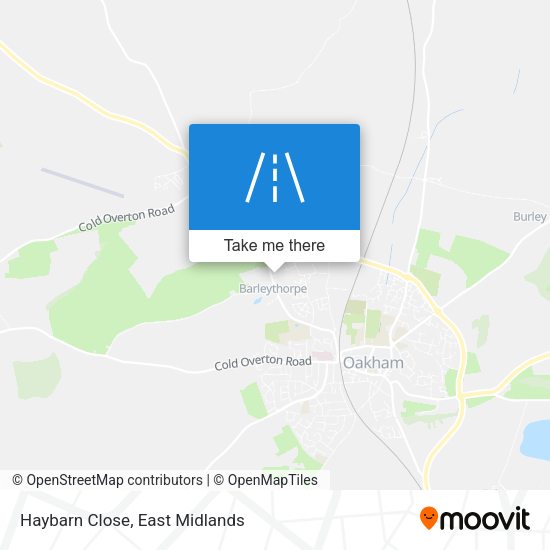 Haybarn Close map