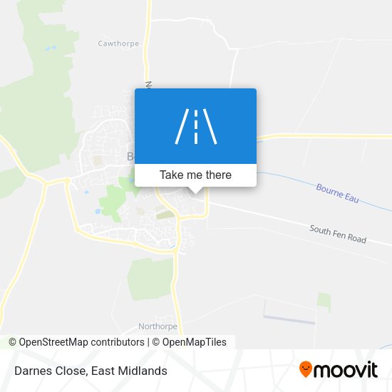Darnes Close map