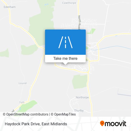 Haydock Park Drive map