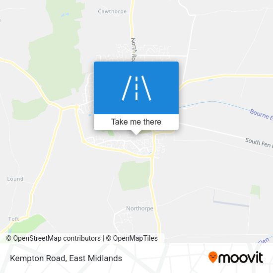 Kempton Road map