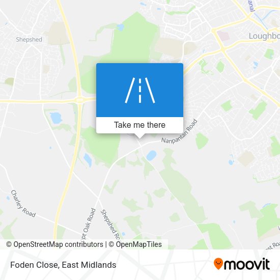 Foden Close map