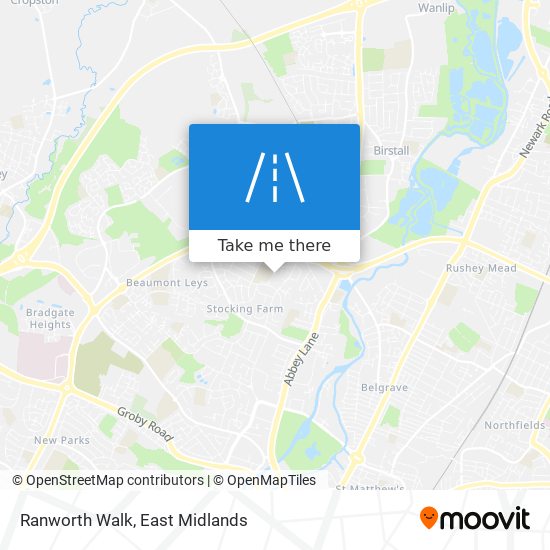 Ranworth Walk map