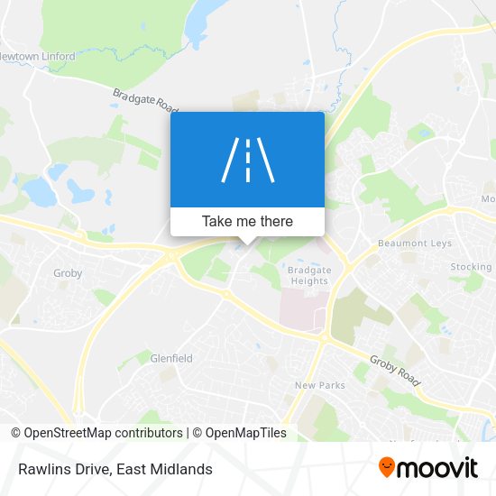 Rawlins Drive map