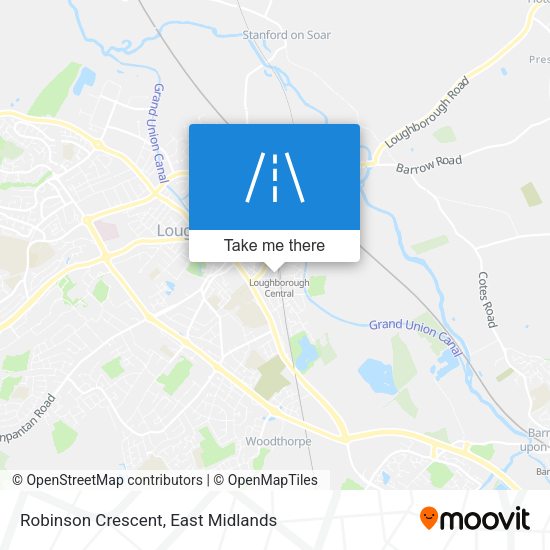 Robinson Crescent map