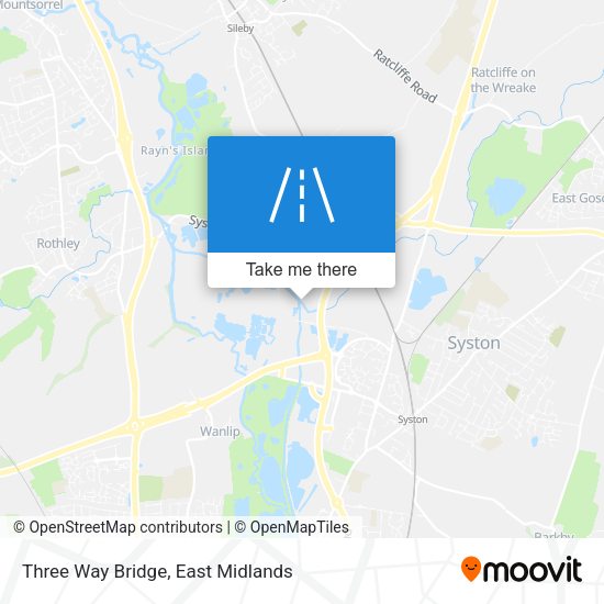 Three Way Bridge map