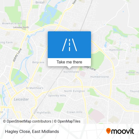 Hagley Close map