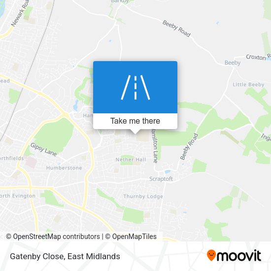 Gatenby Close map