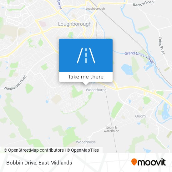 Bobbin Drive map