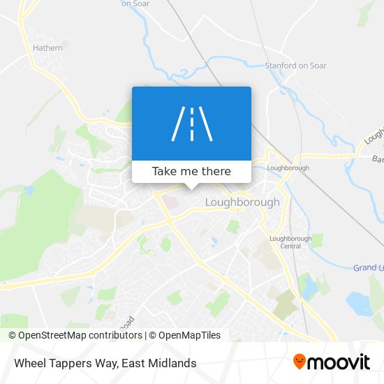 Wheel Tappers Way map