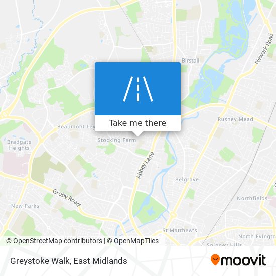 Greystoke Walk map
