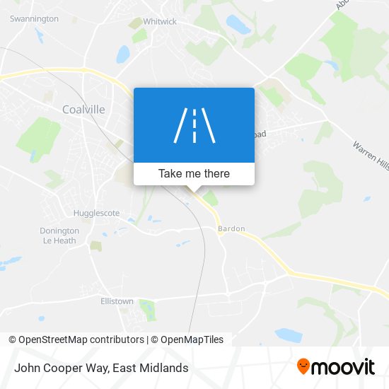 John Cooper Way map