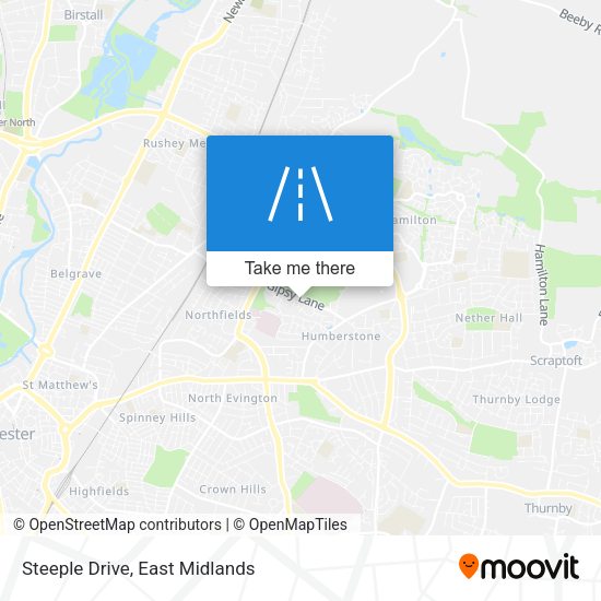 Steeple Drive map