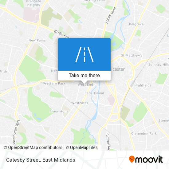 Catesby Street map