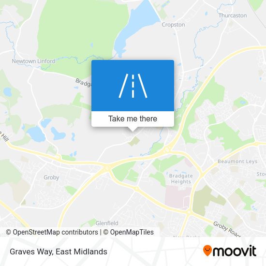 Graves Way map